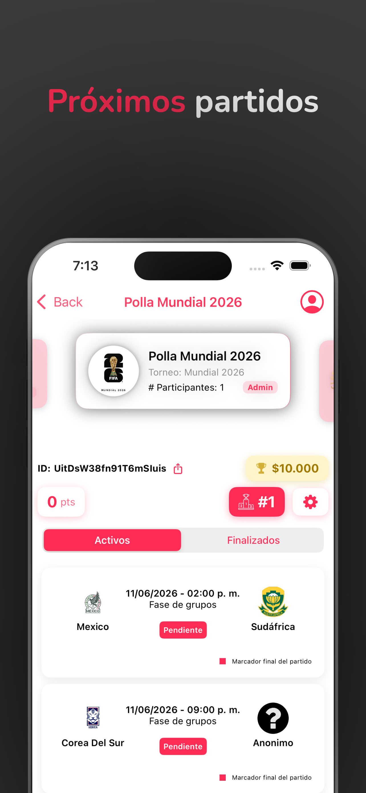 Captura de FutbolProde