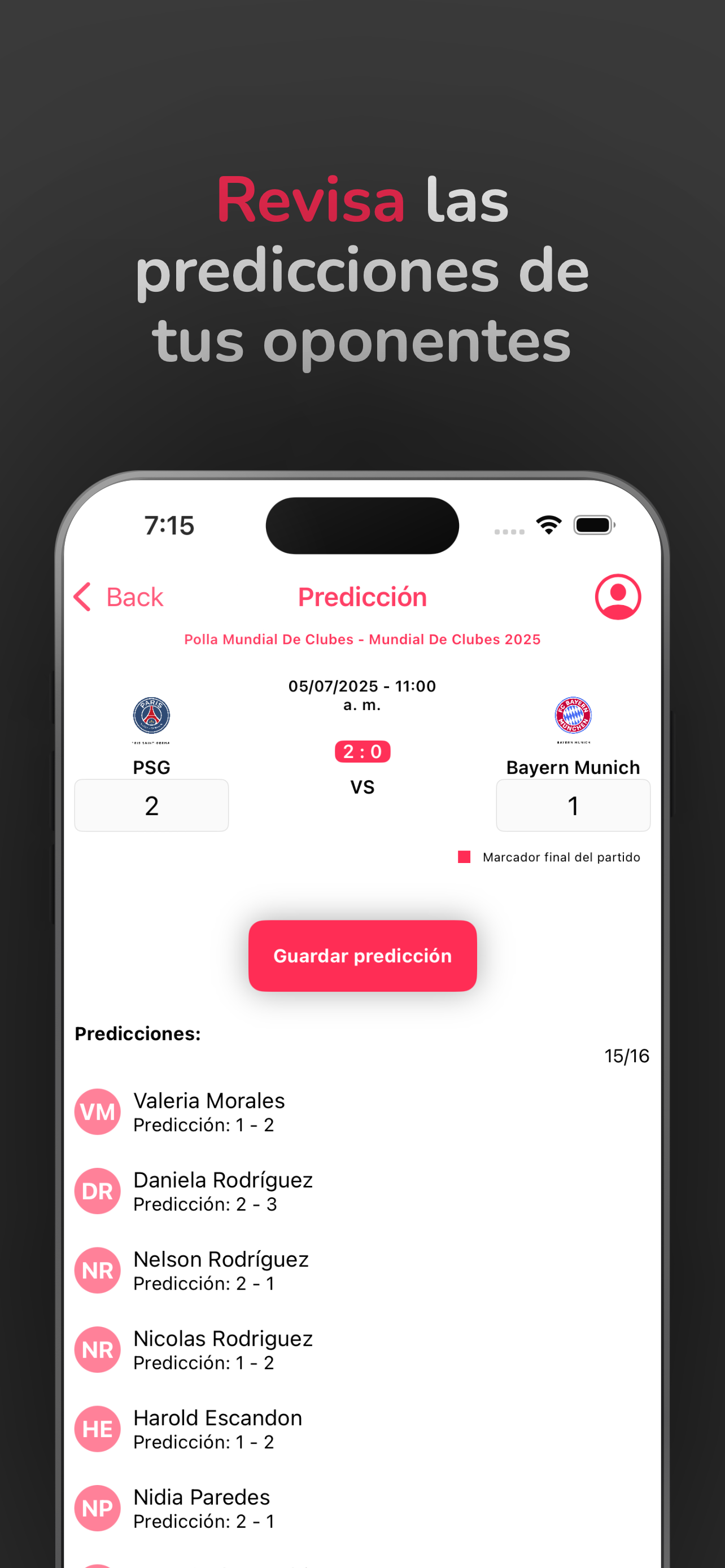 Captura de FutbolProde